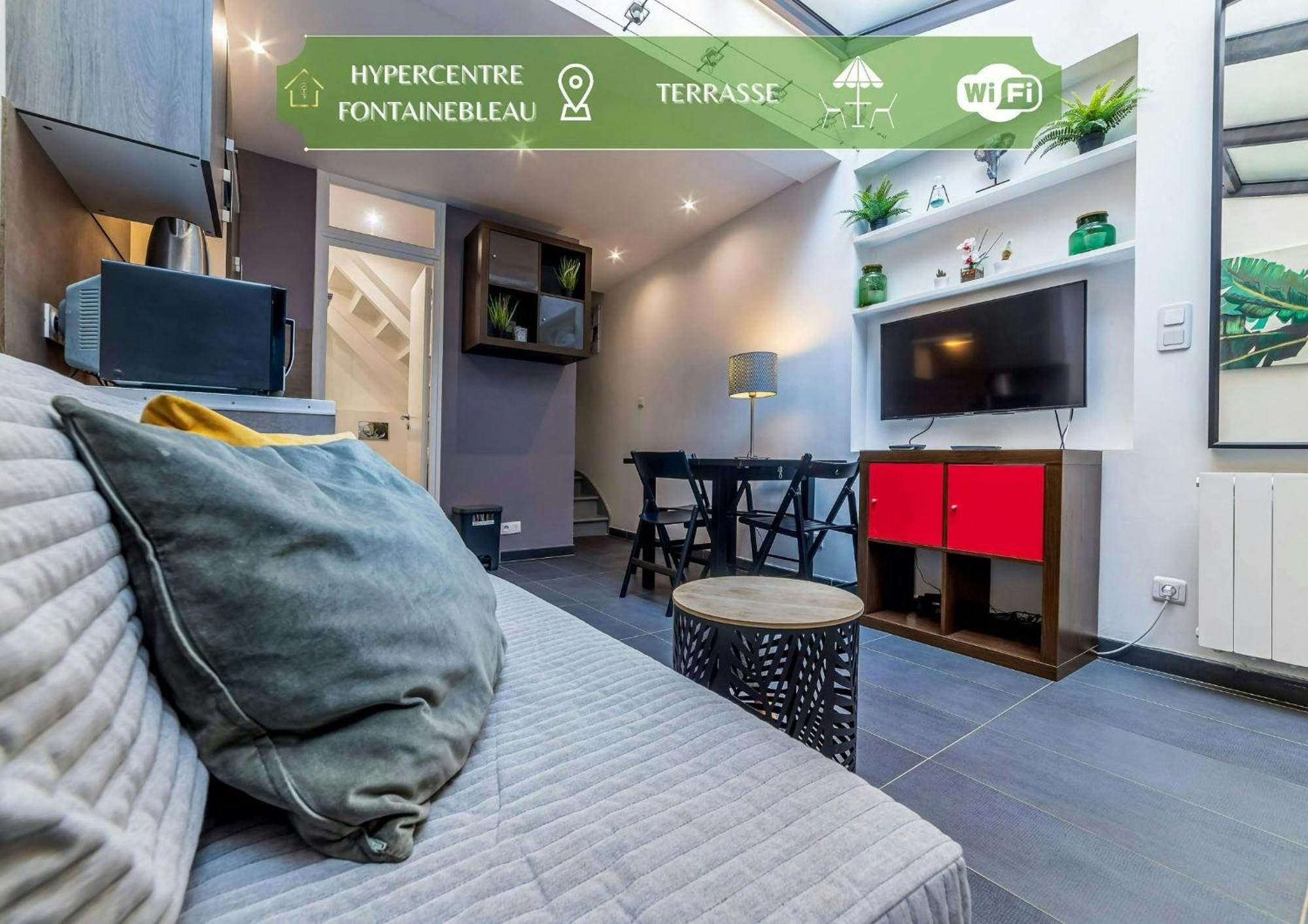New Hypercenter Apparthotel Sweet Green ฟงแตนโบล ภายนอก รูปภาพ